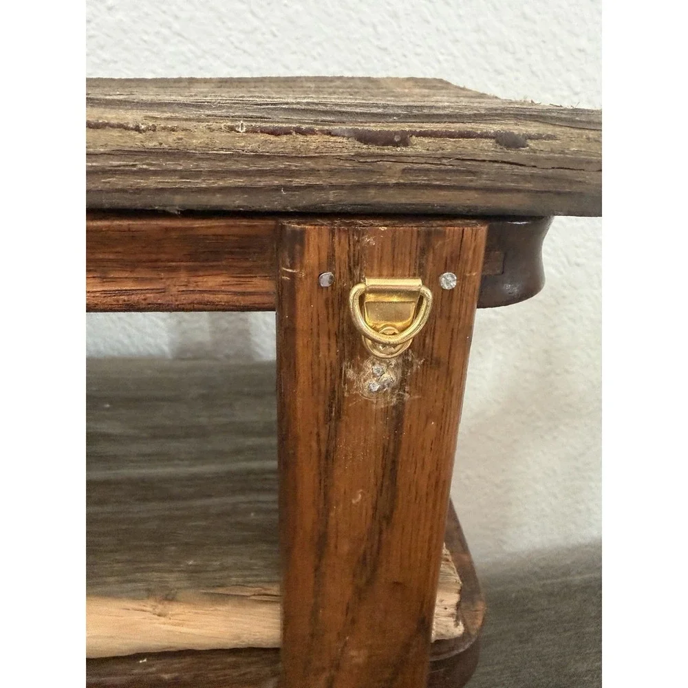 Vintage Rustic Country Farmhouse Singer Drawer Repurposed Wood Shelf Wall Mount